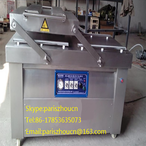 Small double chamber vacuum packaging machines