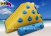 Yellow Inflatable Rock Climbing Wall / 2.1M Height Inflatable Floating Iceberg