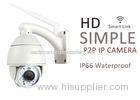 Auto Focus Speed Outdoor Wireless IP Camera 5X Optical Zoom 2.8 - 12mm Lens