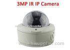 3MP Dome P2P IP Camera / Network Security Camera With Ambarella S2L Processor