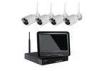 10 '' LCD Dispaly Wireless NVR Kit / Bullet IP Camera NVR System CE RoHS Certification