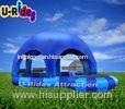 Blue Adult Round Inflatable Swimming Pools Tent With Hot Welded 6m x 6m x 0.65m
