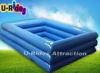 Three Tube Portable Above Ground Inflatable Pools Light Blue With 12 Months Warranty