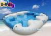 1.0MM Pure Inflatable Floating Water Park Six Person Water Float Air Tight For Island