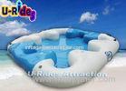 1.0MM Pure Inflatable Floating Water Park Six Person Water Float Air Tight For Island