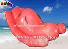Pink Beach Custom Inflatable Water Games Teetertotter With 12 Months Warranty