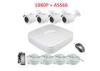 Ambarella A5S66 Chipset 1080P Security Camera System POE Plug And Play