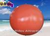 Digital Print Red Round Inflatable Pool Toys Buoys With Hot Air Welding