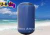 Dark Blue Floating Inflatable Water Games Column Buoy Air Sealed OD 2.5m 0.6m