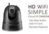 Cloud Indoor Wireless IP Camera Remote Video Playback RoHS FCC Certification