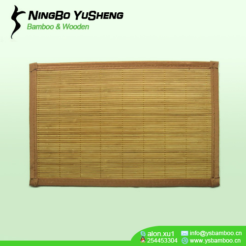 Double Sides Carbonize Bamboo Placemat