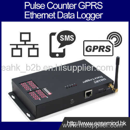 Pulse Counter GPRS Ethernet Data Logger