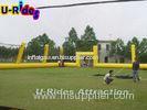 Outside Inflatable Paintball Obstacles Yellow Psp Paintball Bunkers Netting