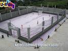 20M Long Grey Inflatable Paintball Bunkers Fireproof Hot Seal For Outdoor