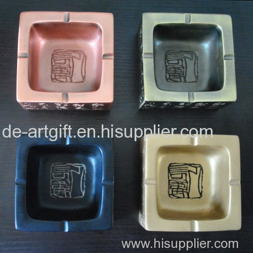 Print custom logo ashtray resin Custom Cigar Ashtray