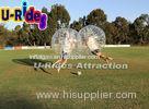 Transparent body Inflatable Zorb Ball 1.00mm PVC Heat Sealed for adults