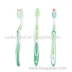 Medium Toothbrush With Duotone Rubber