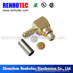 China supplier right angle MMCX rf connector