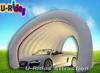 White Shell Inflatable Car Garage Tent Outside 4M Inflatable Trade Show Booth