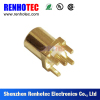 gold plated 50 ohm male/female straight mmcx connector