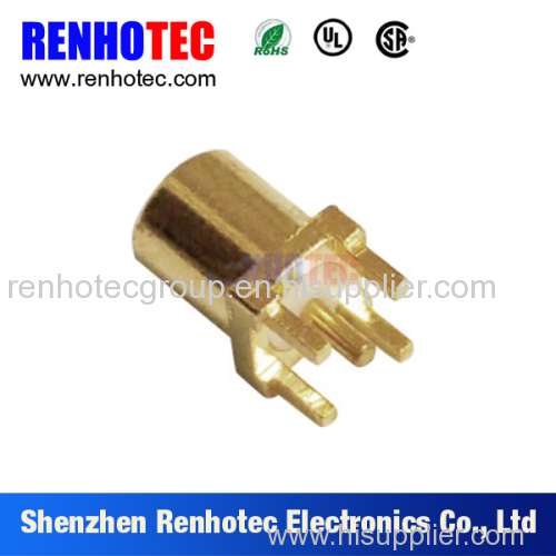 gold plated 50 ohm male/female straight mmcx connector