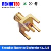 180 degree edge mount mcx mmcx connector golden connector