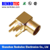 rf connector mcx right angle pcb mount female connector