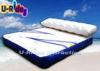 Bed Shape Floating Water Park / Rectangular Watersports Inflatable Water Play