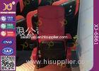 Automatic Soft Return Stadium Style Seating Chairs Ground Fixed With Folding Cupholder