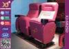 Heavy Iron Frame Fire Retardant Folding Theater Seats With Cup Holder