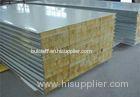 Fire Proof Rock Wool Galvanised Steel Roofing Sheets Environment Friendly
