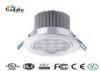 1200Lm Industrial LED Recessed Ceiling Lights 12W Aluminum Over Current Protection