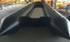 Black PVC Inflatable Boat