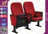 Solid Wood Armrest Church Chair Stadium Theater Seating With Steel Leg