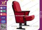 Wooden Back Lecture Hall Chair Cold Rolled Steel Feet For Audience Seating