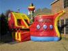Colourful Durable Inflatable Bouncy Pirate Ship Inflatable Combo