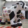 Inflatable Cartoon Characters Custom Inflatable Cow / Red Inflatable Cherry