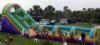 PVC Tarpaulin Commercial Inflatable Water Slides UV-Resistant