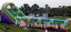 PVC Tarpaulin Commercial Inflatable Water Slides UV-Resistant