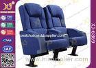 Cold Rolled Steel Leg Cinema Seating Furniture Movie Theater Chair With Soft Cushion