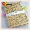 laser cut wedding invitation card folded gate simple add logo for free