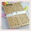 laser cut wedding invitation card folded gate simple add logo for free