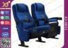 Foldable PU Foam Inner Material Theatre Seating Chairs With Fabric Upholstery