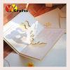 3D Pop Up Greeting Cards or wedding card custom with gold stamp invitations