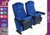 Lounge Back Folding Movie Theater Chairs With Spring / Theatre Room Chairs