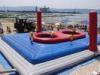 Commercial Grade PVC Inflatable Volleyball Court Fire Retardant