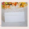 Lace flower white Name Card Holders Wedding european style 9x9 cm