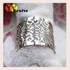 Wedding and party antique silver napkin ring laser cut filigree design