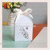 Luxury paper white wedding favors music box with customize size and color