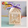 Sweet gift box paper candy box love bird design ivory wedding box